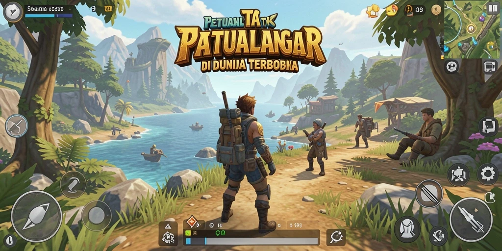 Screenshot utama 34R menampilkan gameplay Open World yang menarik.