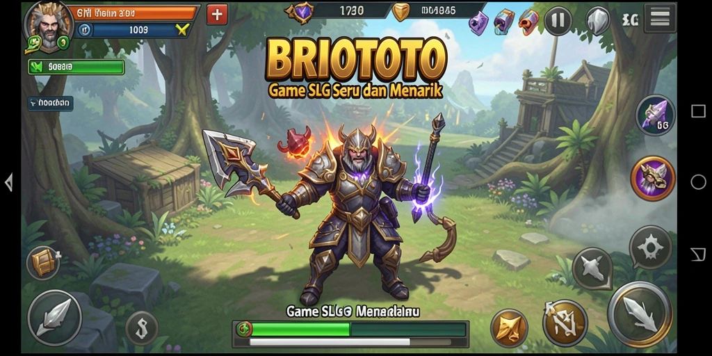 Tampilan gameplay menarik dari BRIOTOTO yang penuh strategi.
