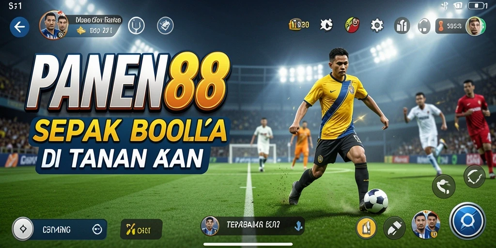 Screenshot gameplay PANEN88 yang menunjukkan aksi seru di lapangan.